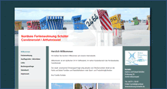 Desktop Screenshot of nordsee-ferienwohnung-schaefer.de